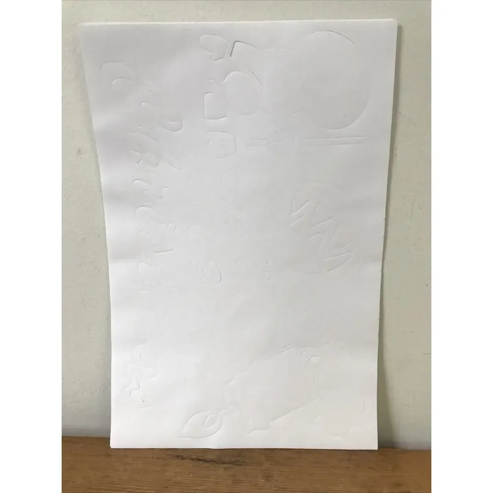 VIntage 70s 80s Santa 32 Holiday Winter Christmas Craft Stencils Chase Products